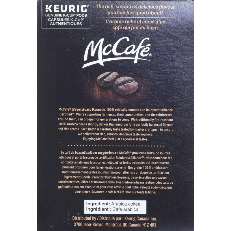 McCafe Premium Roast K-Cup Pods Coffee 24 Pack