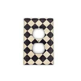 Outlet Plate in Harlequin (100O)