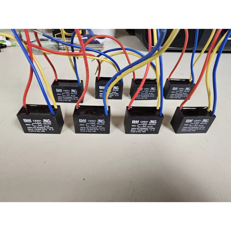 Hunter Ceiling Fan Capacitor Three Wire Red + Yellow At