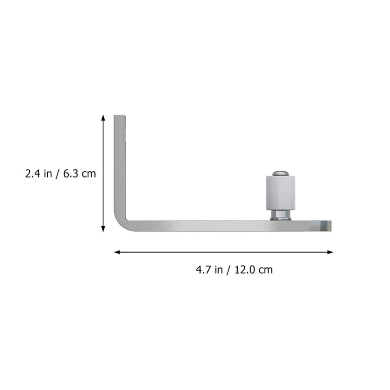 TEHAUX Door Swing Stopper Prevents Door from Rolling Off Rail