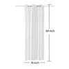 YISURE No Hook Needed Clear Shower Curtain Liner 36x84in