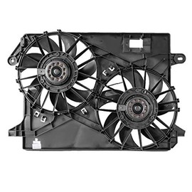 DNA MOTORING OEM-RF-0062 Factory Style Radiator Cooling Fan Assembly Cooling Efficiency Improved Direct Replacement [Compatible with C300 / Challenger/Charger/Magnum]