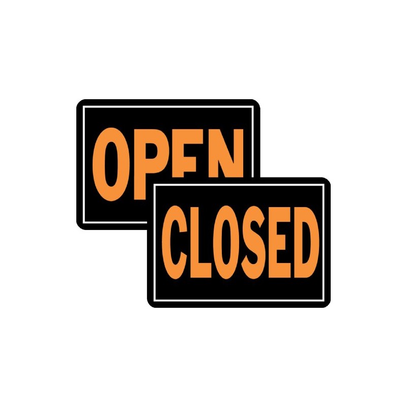 Hy-Ko Products 29-06454 OPEN/CLOSED アルミ看板 29-06454