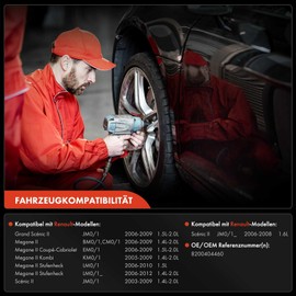 ABS Front Wheel Speed Sensor for Grand Scénic II JM0/1 Megane II BM0/1 CM0/1 Megane II Coupé-Cabriolet EM0/1 Megane II Estate KM0/1 Megane II Notchback LM0/1 Scénic II JM0/1 2003-2012 82000 40444660