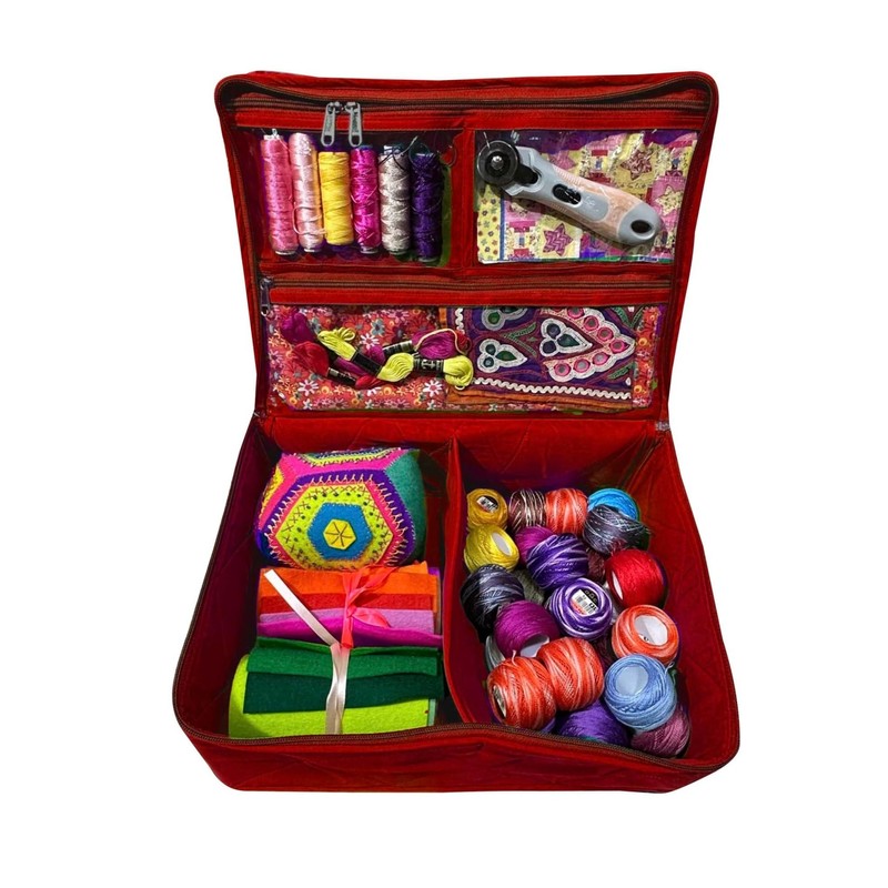 All Purpose Storage Tote Bag - Quilting, Sewing,Knitting, Portable, Multifunctional