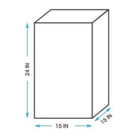 FocusVue Ophthalmic Black Nylon Universal Slit Lamp Dust Cover Nylon 15" L x 15" W x 24" H,Waterproof Slit Lamp Cover