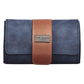 Ted Baker Watch Roll, PU, Navy, One Size