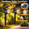 9 LED Solar Powered Garden Spotlight – Adjustable IP65 Waterproof
