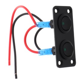 STOBAZA Boat Modification Switch Marine Switch Panel Waterproof Boat Rocker Off Rocker Switch Rock Lights Power Switch Light Switch Rocker Button Rocker Switch Metal