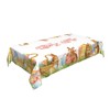 Worltoldb Easter Tablecloth Polyester Rabbit Table Cloth Washable Rectangle Table