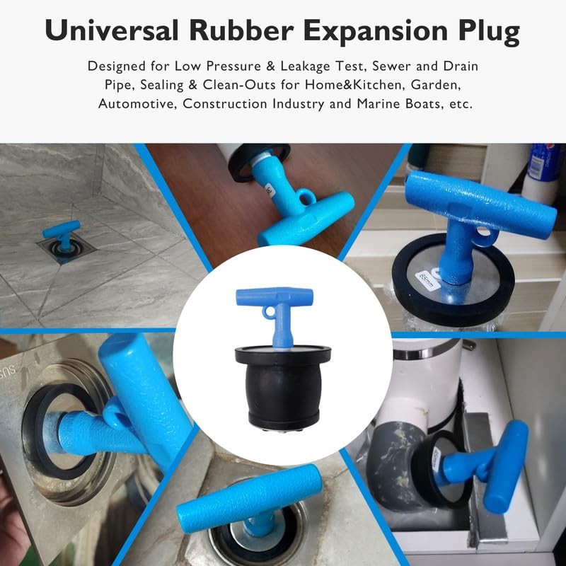 BOPOREAE Mechanical Test, Seal, Cleanout Pipe Plug, 3-9/16 to 4-5/16