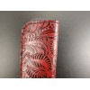 Buck Knives DRAGONBACKBONE FLORAL TOOLED leather BUCK 110 knife sheath