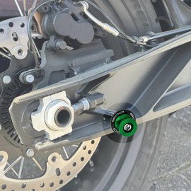 MotHeartCNC Motorcycle M8 Swingarm Spools Slider For Z500 2024-2025 Motorcycle Bobbins Paddock Stand Spools Paddock Stand Bobbins m8 (See details below) z500 Accessories (Green)