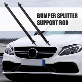 MACHSWON 2pcs Front Rear Bumper Lip Splitter Strut Rod Adjustable Tie Support Bars Fit Most Vehicle Black 200mm 7.87 Splitter Support Rods