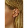 SILVEGO Women's Earrings 925 Sterling Silver with Real Garnet 6