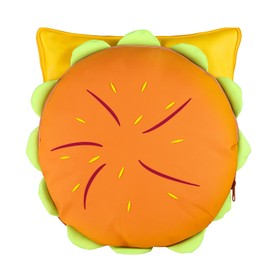 Cheeseburger Backpack, Hamburger Burger - Novelty Funny Yellow Casual Daypack, Cute Food-Shaped Gift for Burger Lovers, Quirky Present for Daily Use & Fun Outings