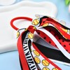 Softball Ribbon Hair Ties Cheer Hair Accessories for Women Elastic
