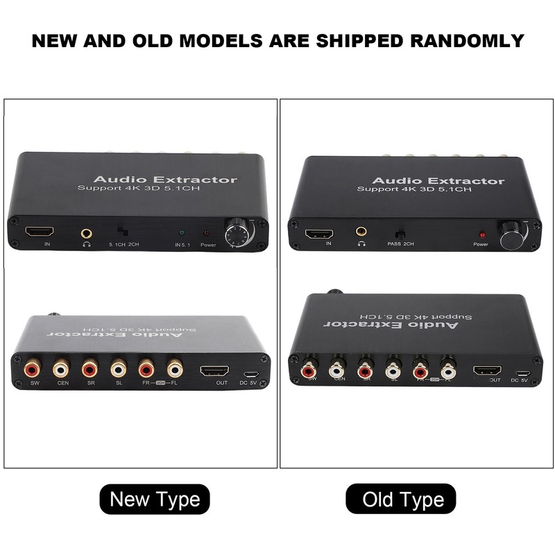 4K 3D HDMI 5.1 Channel HDMI Audio Extractor Converter