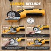 TCMOT Cordless Electric Scissors, 4V Cardboard Cutter, Box Cutter Fabric