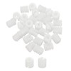 sourcing map 200Pcs 0.34"x0.38" Hinge Dowels, Plastic Dowel Insert with