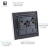 Trendi 1 Gang Artistic Modern Glossy 13 Amp Switched Tactile