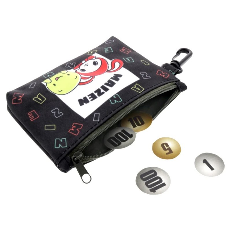 Sunstar Stationery Maizen Sisters Pass Case with Zipper, A Pattern