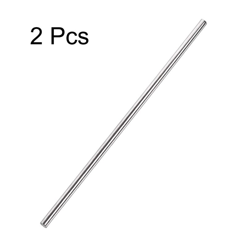 sourcing map 5mm x 300mm 304 Stainless Steel Solid Round