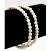 Taddart Minerals White Grey Bracelet Made from Natural Gemstone Magnesite