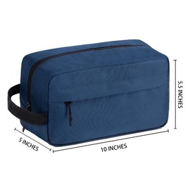 Vorspack Vorspack Toiletry Bag Hanging Dopp Kit for Men Water Resistant Shaving Bag with Large Capacity for Travel - Navy Blue