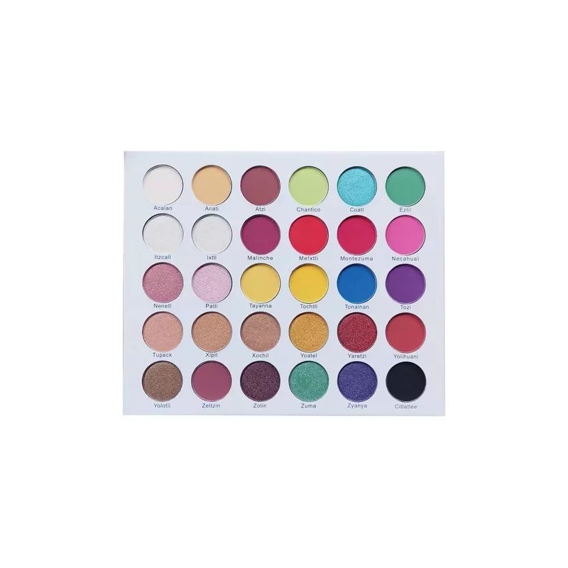 Eco R Paleta Sombras Maquillaje Excelente Pigmentación 30 Tonos