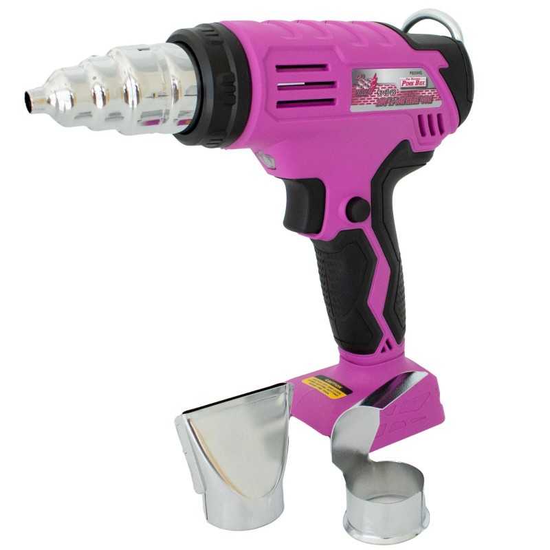 The Original Pink Box 20V Cordless Heat Gun with 3