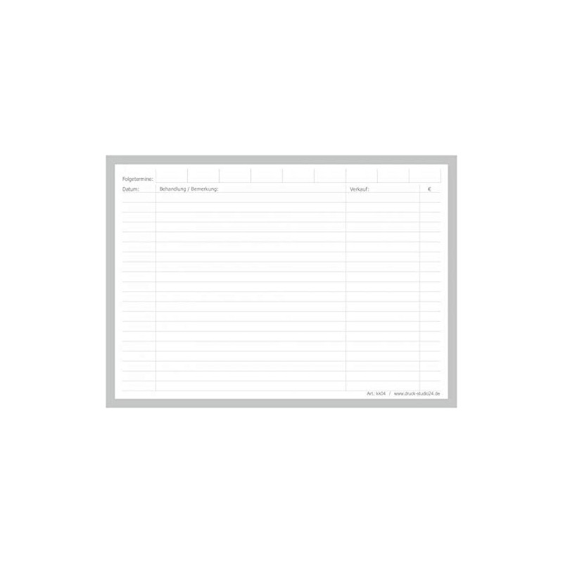 Nail Salon Manicure Double Sided Index Cards (50)