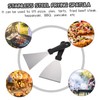 Ciieeo 2Pcs Stainless Steel Grill Scrapers with Ergonomic Plastic Handles