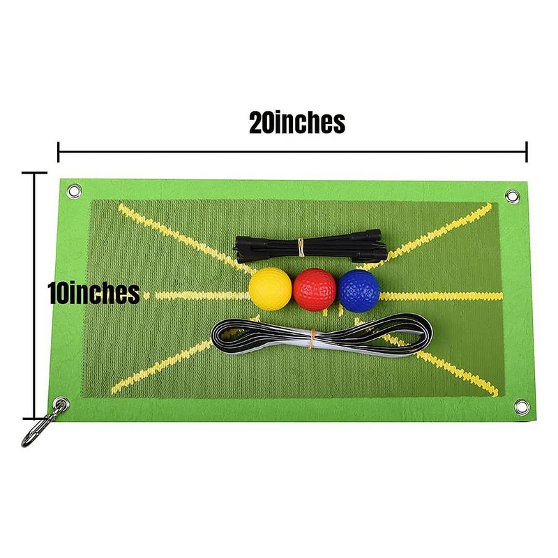 POFET Golf Training Mat for Swing Detection, Golf Divot Mat,