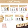ScrapCooking - 3 boccole per tronchi di Natale - Boccole