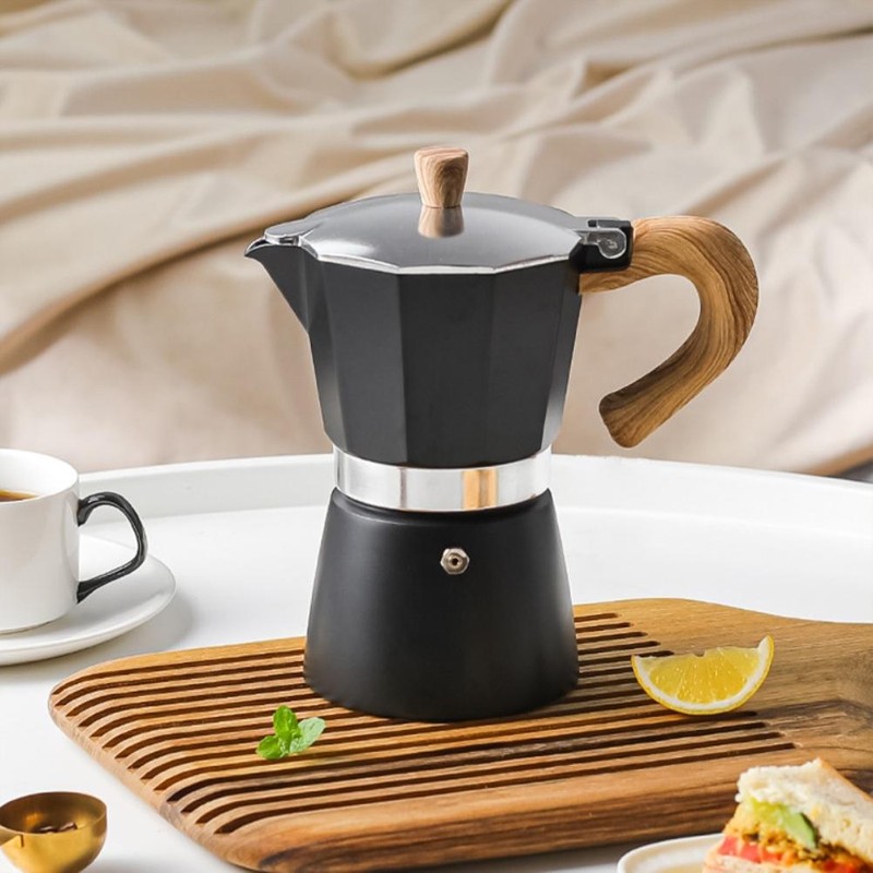 150ML/300ML Portable Aluminum Italian Style Espresso Maker Moka Pot Coffee