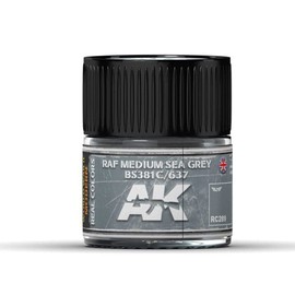 AK REAL COLORS RC289 RAF Medium Sea Grey BS381C/637 (10 ml)
