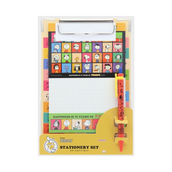 Sunstar Stationery Snoopy Stationery Set Peanuts 75th Anniversary Star S4724097
