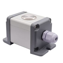 mxuteuk 22mm Momentary Push Button Switch Box Stainless Steel Metal 12V-24V DC 1 NO Flat Top Switch with Waterproof Switch Station G019