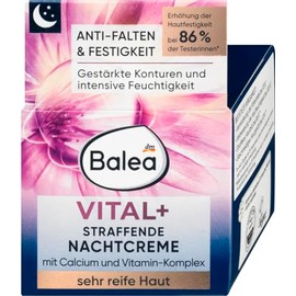 Balea Vital+ Intensive Night Cream for Very Mature Skin (55+ to 70+) with Calcium & Royal Jelly - Not Tested on Animals - 50ml by dm balea