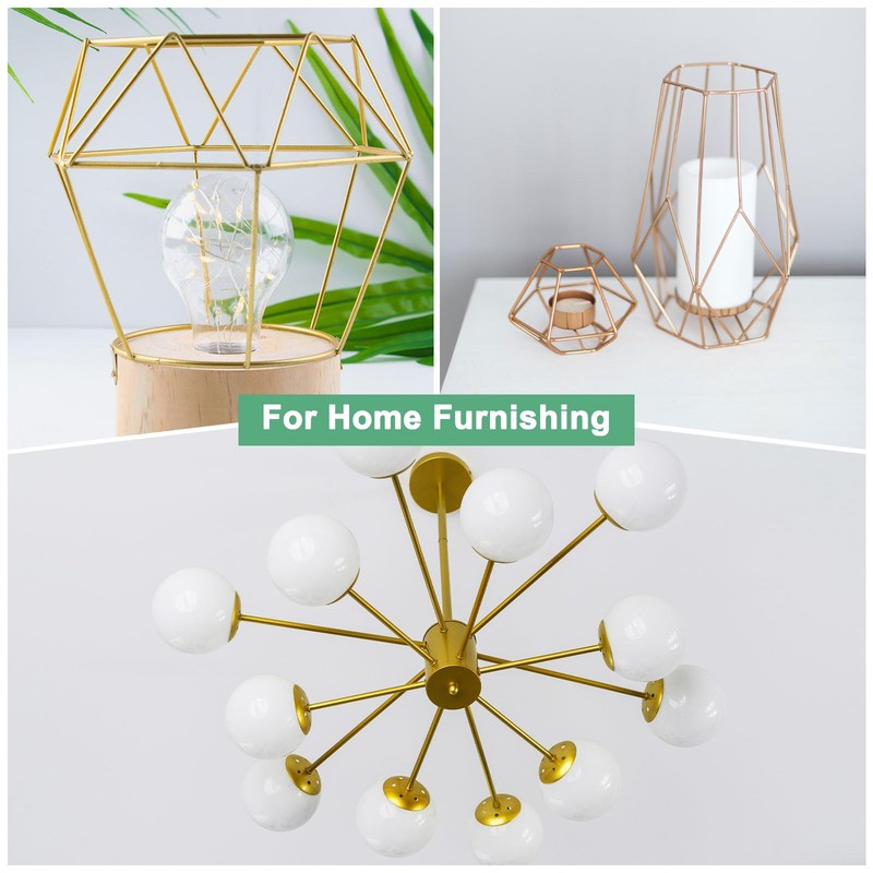 M METERXITY 3-Pack 200mm Brass Round Tube, 5mm OD 0.2mm