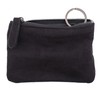 Velour Key Case with Key Ring & Metal Chain -