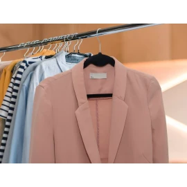 Exhivit Gancho De Ropa, Corbata C/ Terciopelo Negro Paq/20 Pzs Eco