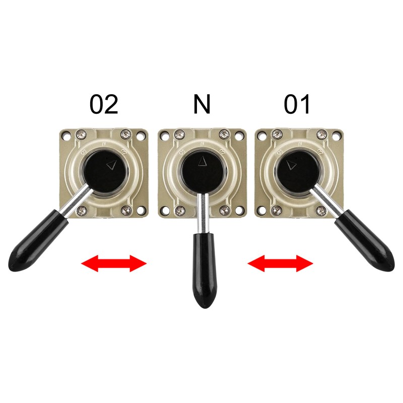 Heschen Rotary Lever Hand Valve, HV-04, PT1/2'', 3 Postion 4
