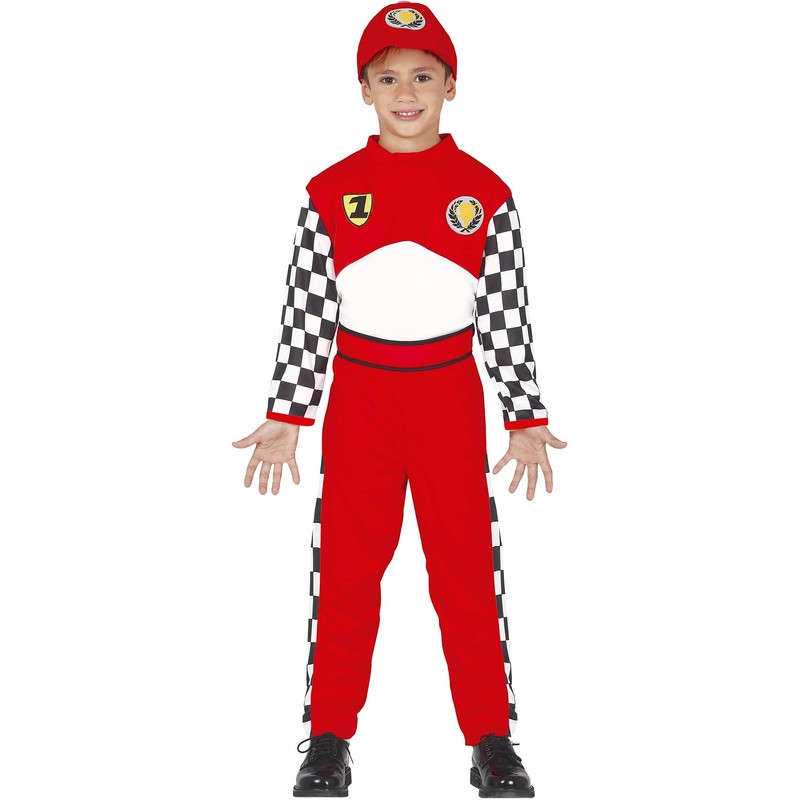 FIESTAS GUIRCA Formula Driver costume Size 10-12 years