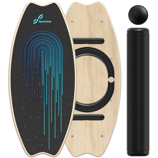 Sportneer Balance Board - 7 Modes Wobble Board with Adjustable