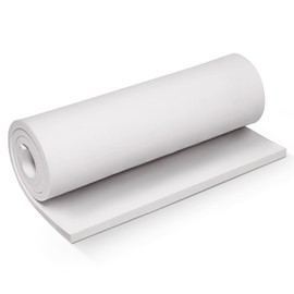 White 8 mm Foam Panels Roll, Mearcooh 35 cm x 99 cm Cosplay EVA Foam Board, 1 x EVA Foam Density 86 kg/m3 for Cosplay Costume, Crafts, DIY Projects (White 8 mm)