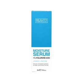 BEAUTY FORMULAS MOISTURE HYALURONIC ACID 30ML SERUM