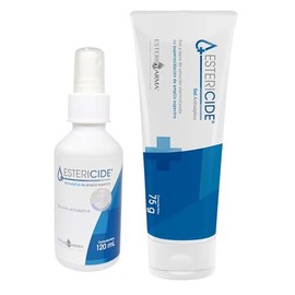 Kit de Promoción Estericide Kit Pie Diabético Solución Antiséptica de 120 ml y Estericide Gel Antiséptico Tubo de 75 g