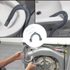 Elyfree Washing Machine Drain Hose Holder Hook, U Shaped Drain